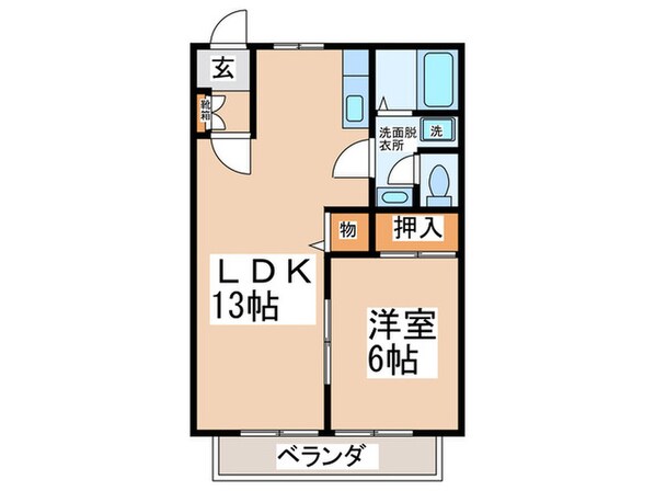 メゾンさつきの物件間取画像